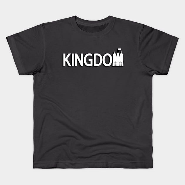 King in a kingdom Kids T-Shirt by Geometric Designs